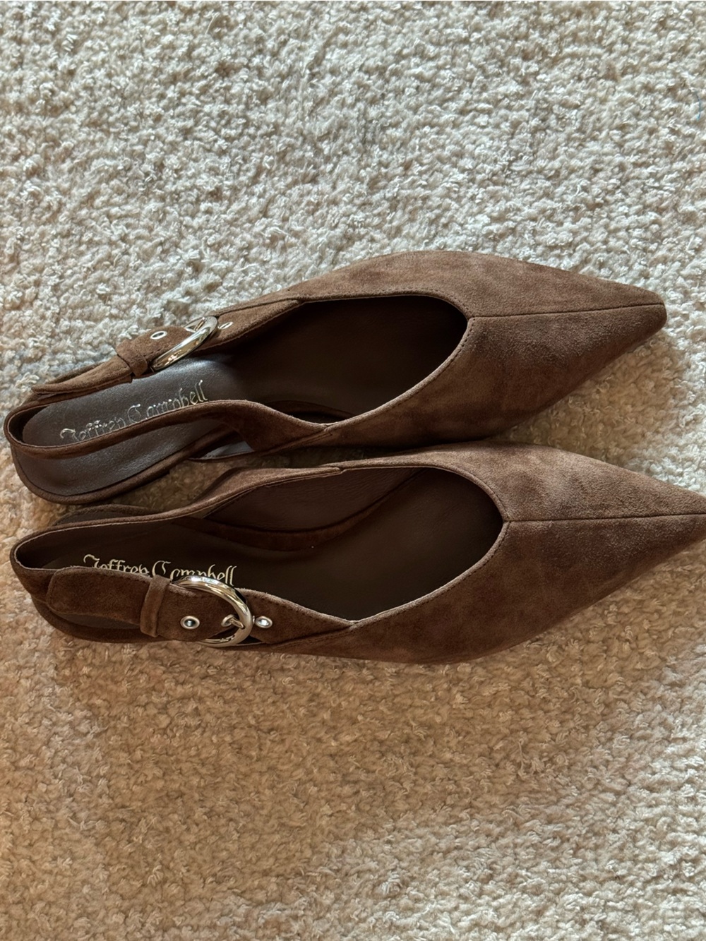 NEW Jeffrey Campbell Scone Slingback Pointed Toe Flat - Picture 8 of 11